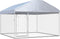 vidaXL - Hondenkennel - voor - buiten - met - dak - 200x200x135 - cm