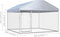 vidaXL - Hondenkennel - voor - buiten - met - dak - 200x200x135 - cm