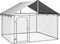vidaXL - Hondenkennel - voor - buiten - met - dak - 200x200x150 - cm
