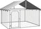 vidaXL - Hondenkennel - voor - buiten - met - dak - 200x200x150 - cm