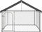 vidaXL - Hondenkennel - voor - buiten - met - dak - 200x200x150 - cm