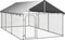 vidaXL - Hondenkennel - voor - buiten - met - dak - 200x200x150 - cm