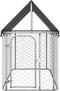 vidaXL - Hondenkennel - voor - buiten - met - dak - 200x200x150 - cm