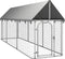 vidaXL - Hondenkennel - voor - buiten - met - dak - 400x100x150 - cm
