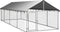 vidaXL - Hondenkennel - voor - buiten - met - dak - 400x100x150 - cm