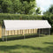 vidaXL - Hondenkennel - voor - buiten - met - dak - 400x100x150 - cm