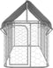 vidaXL - Hondenkennel - voor - buiten - met - dak - 400x100x150 - cm