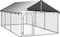 vidaXL - Hondenkennel - voor - buiten - met - dak - 400x200x150 - cm