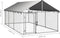 vidaXL - Hondenkennel - voor - buiten - met - dak - 400x200x150 - cm