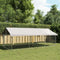vidaXL - Hondenkennel - voor - buiten - met - dak - 400x200x150 - cm