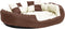 vidaXL - Hondenkussen - omkeerbaar - en - wasbaar - 110x80x23 - cm - bruin - en - crème
