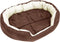 vidaXL - Hondenkussen - omkeerbaar - en - wasbaar - 110x80x23 - cm - bruin - en - crème