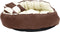 vidaXL - Hondenkussen - omkeerbaar - en - wasbaar - 110x80x23 - cm - bruin - en - crème