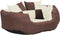 vidaXL - Hondenkussen - omkeerbaar - en - wasbaar - 65x50x20 - cm - bruin - en - crème