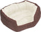 vidaXL - Hondenkussen - omkeerbaar - en - wasbaar - 65x50x20 - cm - bruin - en - crème