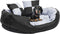 vidaXL - Hondenkussen - omkeerbaar - en - wasbaar - 65x50x20 - cm - bruin - en - crème
