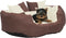 vidaXL - Hondenkussen - omkeerbaar - en - wasbaar - 65x50x20 - cm - bruin - en - crème