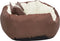 vidaXL - Hondenkussen - omkeerbaar - en - wasbaar - 65x50x20 - cm - bruin - en - crème