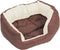 vidaXL - Hondenkussen - omkeerbaar - en - wasbaar - 65x50x20 - cm - bruin - en - crème