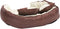 vidaXL - Hondenkussen - omkeerbaar - en - wasbaar - 85x70x20 - cm - bruin - en - crème