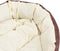 vidaXL - Hondenkussen - omkeerbaar - en - wasbaar - 85x70x20 - cm - bruin - en - crème