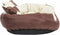 vidaXL - Hondenkussen - omkeerbaar - en - wasbaar - 85x70x20 - cm - bruin - en - crème