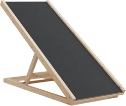 vidaXL - Hondenloopplank - 100x40 - cm - massief - vurenhout - grijs