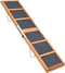 vidaXL - Hondenloopplank - 120x30 - cm - massief - vurenhout - grijs