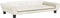 vidaXL - Hondenmand - 100x50x21 - cm - fluweel - crèmekleurig