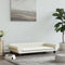 vidaXL - Hondenmand - 100x50x21 - cm - fluweel - crèmekleurig