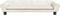 vidaXL - Hondenmand - 100x50x21 - cm - fluweel - crèmekleurig