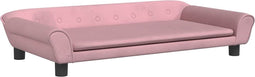vidaXL - Hondenmand - 100x50x21 - cm - fluweel - roze