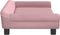 vidaXL - Hondenmand - 100x50x21 - cm - fluweel - roze