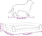 vidaXL - Hondenmand - 100x50x21 - cm - fluweel - roze