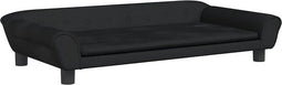 vidaXL - Hondenmand - 100x50x21 - cm - fluweel - zwart