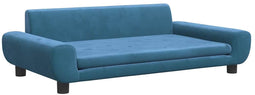 vidaXL - Hondenmand - 100x54x33 - cm - fluweel - blauw