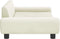 vidaXL - Hondenmand - 100x54x33 - cm - fluweel - crèmekleurig