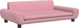 vidaXL - Hondenmand - 100x54x33 - cm - fluweel - roze
