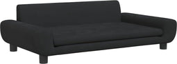 vidaXL - Hondenmand - 100x54x33 - cm - fluweel - zwart