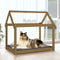 vidaXL - Hondenmand - 101x70x90 - cm - massief - grenenhout - honingbruin