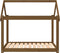 vidaXL - Hondenmand - 101x70x90 - cm - massief - grenenhout - honingbruin