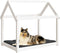 vidaXL - Hondenmand - 101x70x90 - cm - massief - grenenhout - wit