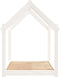vidaXL - Hondenmand - 101x70x90 - cm - massief - grenenhout - wit