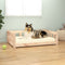 vidaXL - Hondenmand - 105,5x75,5x28 - cm - massief - grenenhout