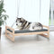 vidaXL - Hondenmand - 105,5x75,5x28 - cm - massief - grenenhout