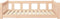 vidaXL - Hondenmand - 105,5x75,5x28 - cm - massief - grenenhout
