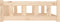 vidaXL - Hondenmand - 105,5x75,5x28 - cm - massief - grenenhout
