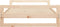 vidaXL - Hondenmand - 105,5x75,5x28 - cm - massief - grenenhout