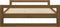 vidaXL - Hondenmand - 105,5x75,5x28 - cm - massief - grenenhout - honingbruin