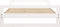 vidaXL - Hondenmand - 105,5x75,5x28 - cm - massief - grenenhout - wit